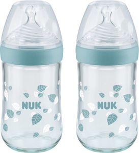 NUK Nature Sense babyflasche/Glasflasche, 0-6 Monate, 260 ml VORTEILSPACK NUK Nature Sense babyflasche/Glasflasche, 0-6 Monate, 260 ml VORTEILSPACK