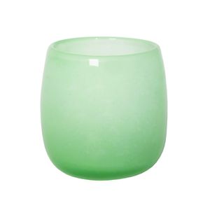 Kerzenglas Windlicht Sommer 12 cm grün