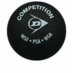 Dunlop - Squash-Bälle  3er-Pack  Wettbewerb RD1811 (Einheitsgröße) (Schwarz)