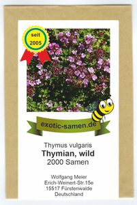 Wilder Thymian - Thymus vulgaris - 2000 Samen