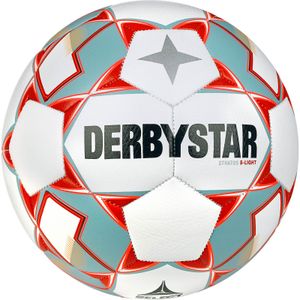 DERBYSTAR Stratos S-Light 290g Leicht-Fußball weiß/blau/orange 4