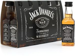 Jack Daniel's Old No. 7 Tennessee Whiskey | 40 % vol | 10 x 0,05 l