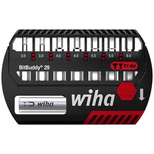 Wiha Bit Set BitBuddy® TY-Bit 29 mm Sechskant  8-tlg. 1/4" (42135)