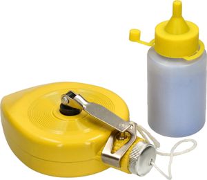 KOTARBAU® Sznurek Traserski Murarski Linka 30 M + Kreda Niebieska KOTARBAU® Sznurek Traserski Murarski Linka 30 M + Kreda Niebieska