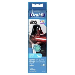 Oral-B 80352667 – Star Wars Ersatzbürstenköpfe – für Oral-B elektrische Kinderzahnbürste – 3er-Pack