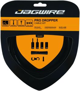 Jagwire Variostützen-Zugset Pro Dropper Kit schwarz