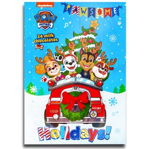 Paw Patrol PAWSOME - Adventskalender mit Schokolade, Schoko Weihnachts Kalender