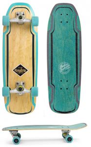 Mindless Surf Skate Teal Carve Board