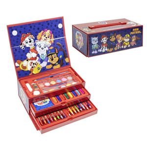 Malerei-Set The Paw Patrol Aktentasche Dunkelblau