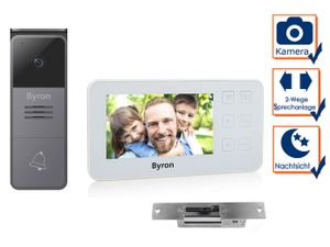 Einfamilienhaus Video Türsprechanlage mit Kamera, 4,3 Zoll Display & Türöffner