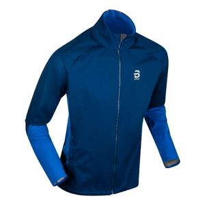 Björn Daehlie Herren Softshelljacke Langlaufjacke Cross-Country Jacket Elite, Farbe:Blau, Artikel:-25300 estate blue, Größe:L