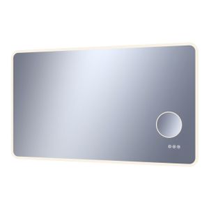 SENSEA - LED Badspiegel mit Beleuchtung 60W LOOKA- Spiegelleuchte B.120 x H.70 cm - 3000k - 4000k - 5000k- mit Touch-Schalter und Beschlagfrei - IP44