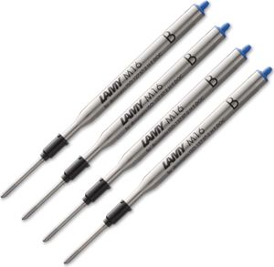 LAMY Kugelschreibermine 801 M16 4er Set Stärke B Dokumentenecht BLAU