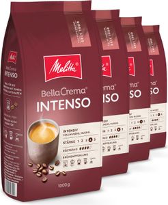 Melitta BellaCrema Intenso Kaffee-Bohnen, ungemahlen, für Vollautomaten, im Set Melitta BellaCrema Intenso Kaffee-Bohnen, ungemahlen, für Vollautomaten, im Set