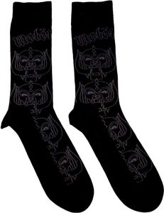 Motorhead - Ponožky pre mužov/dámy unisex RO11520 (40,5 EU - 45,5 EU) (Black)