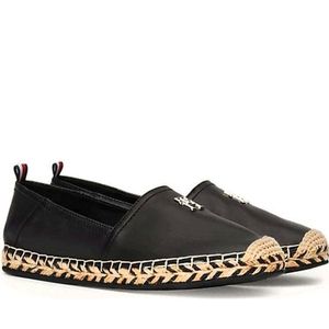 Tommy Hilfiger Damen Espadrilles FW0FW07720 BDS Farbe: Schwarz Größe: 36