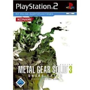 Metal Gear Solid 3 Snake Eater Steelbook (Gebraucht) USK PS2