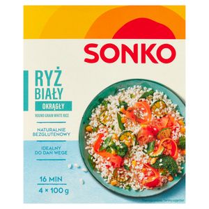 Ryż biały okrągły Sonko 400 G (4 X 100 G)