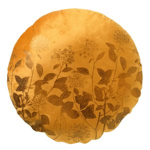 ROSIE - Dekokissen mit Blumenmuster 45 cm Golden Glow - gelb - Dutch Decor
