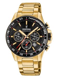 Festina Herren. Analog Quarz Uhr mit Edelstahl Armband F20634/5