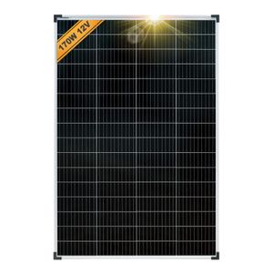 enjoysolar® Monokristallines Solarmodul 170W 12V