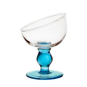 Eiscremeglas Olivia hellblau 175 ml Eisbecher  Dessertglas Kelchglas