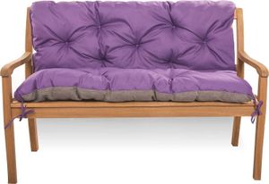 Vankúš pre záhradný lavicový 160x50x50cm fialový | lavicové sedadlo | vankúše na záhradnú hojdaèku | vankúš na záhradnú lavièku