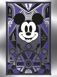 100 Jahre Disney Kunstdruck Mickey Metallic Deco Luxe