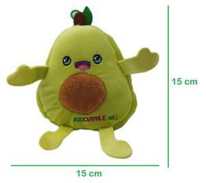 Soma Plüsch Avocado Cuddle Kissen Kawaii XXL 15cm Lebensmittel Spielzeug Kuscheltier Plüsch-Tier Toy Früchte grün Geschenkidee