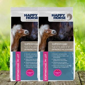 Happy Horse Superfood "Security -Getreide & Melassefrei" 2 x 14 kg
