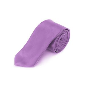 Oblique Unique Krawatte Schlips schmal Binder Style - helllila