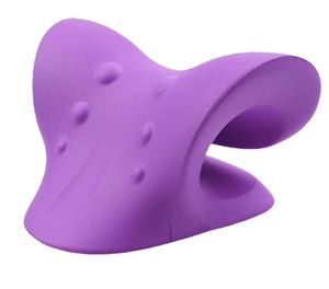 Nackenstrecker, Neck Pain Relief, Nackenstütze zur Nackenentspannung, Halswirbelsäule strecken Lila