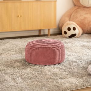 HOME DELUXE Sitzsack Hocker CALM - Rosa 42 x 42 x 25 cm