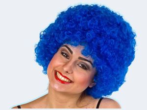 Hair-Perücke blau