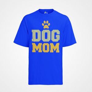 Bio Damen T-Shirt Oversize Hunde Mutter Spruch Dog Mom Haustier Hund Pet Funny