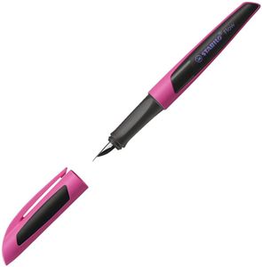 Füller - STABILO Flow SPORTY in pink/schwarz - Einzelstift - inklusive Patrone