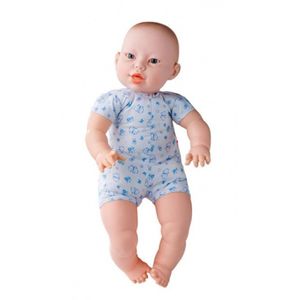 Berjuan Asian Newborn Baby Doll Soft Body, 45 Cm, Boy