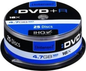 Intenso DVD+R Cake Box 16xSpeed 4,7GB 25ST