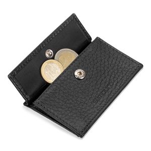 Coin Pocket mit RFID-Schutzkarte für ZNAP Slim Wallets 8 und 12 mit Druckknopf