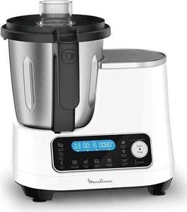 Moulinex HF4521, 3,6 l, Dessert, Sauce, Suppe, Dampf, China, Schwarz, Weiß, Berührung, Edelstahl