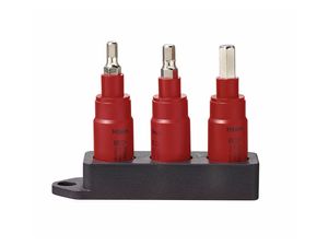 PARKSIDE® Bit Stecknusssatz/ Stecknusssatz/ Ratsche 3/8 Zoll (Bit Stecknusssatz/Sechskant)