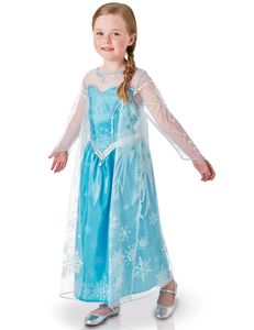 Elsa Frozen Deluxe Kleid, Größe:S
