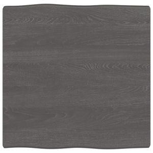 [Home] Tischplatte 60x60x4 cm Massivholz Eiche Behandelt Baumkante , Neue Mode 2024 im häuslichen Leben