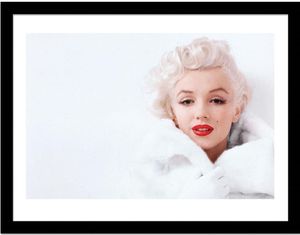 Marilyn Monroe - Eingerahmter Druck "White" PM11205 (Einheitsgröße) (Bunt)