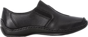 Rieker Damen Halbschuhe Slipper Leder L1751, Größe:40 EU, Farbe:Schwarz Rieker Damen Halbschuhe Slipper Leder L1751, Größe:40 EU, Farbe:Schwarz