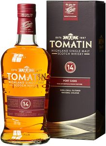 Tomatin 14 Jahre Port Casks Finish Highland Single Malt Scotch Whiskey | 46 % vol | 0,7 l