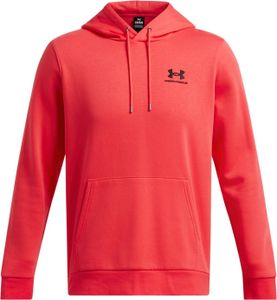 UNDER ARMOUR Herren Kapuzensweat UA ESSENTIAL FLEECE HOODIE RACER RED M