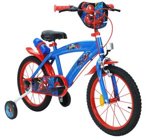 Ridgeyard 16 Zoll Fahrrad für Kind mit Rädern Kinderfahrrad Rot Jungenfahrrad 