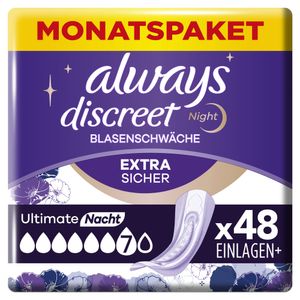 Always Inkontinenzeinlagen - Discreet Ultimate Nacht - 48St.
