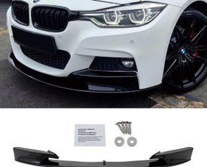 Frontspoiler Lippe Sport-Performance Schwarz Glanz lackiert passt für BMW 3er F30 F31 mit M-Paket